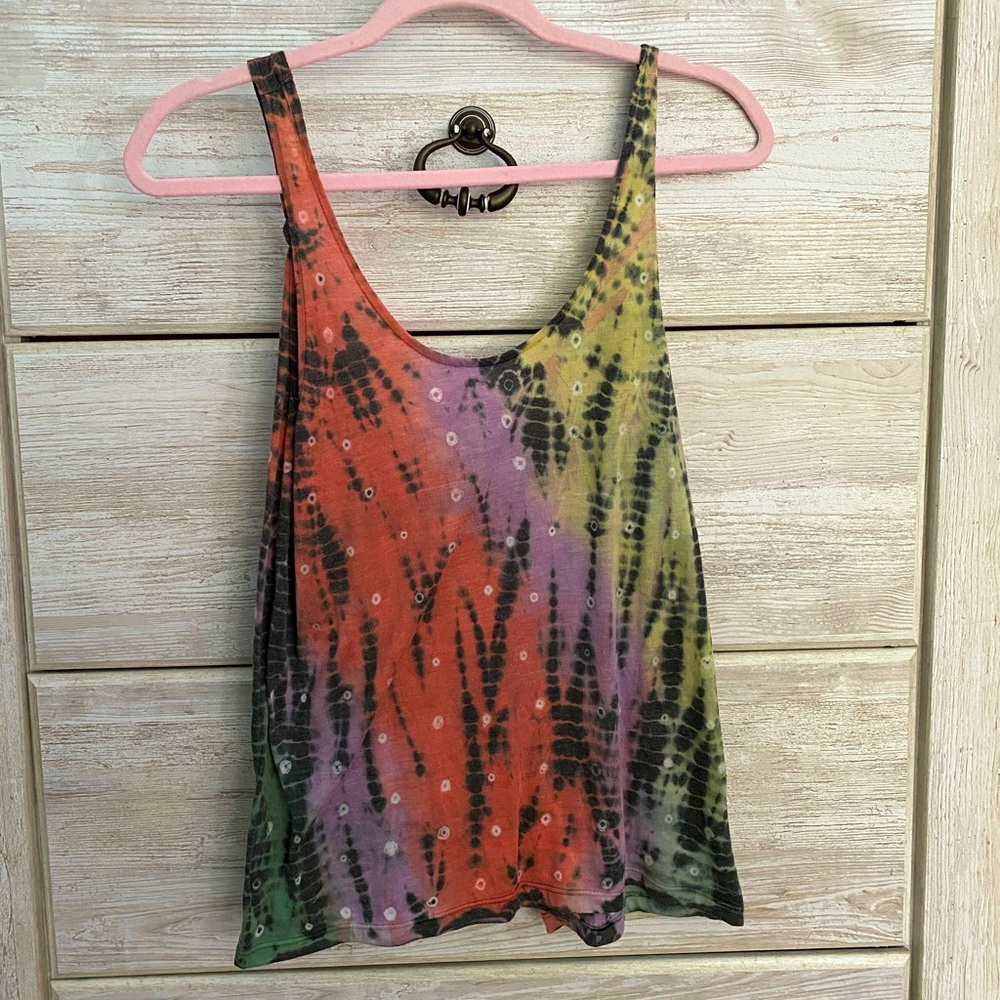 Urban Outfitters Boho Tie Dye Tank Top